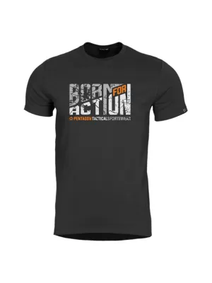 тениска PENTAGON AGERON BORN FOR ACTION K09012 ЧЕРЕН