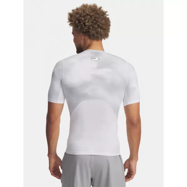  Мъжка тениска UNDER ARMOUR UA HG ARMOUR PRINTED SS 1383321-101 БЯЛО 
