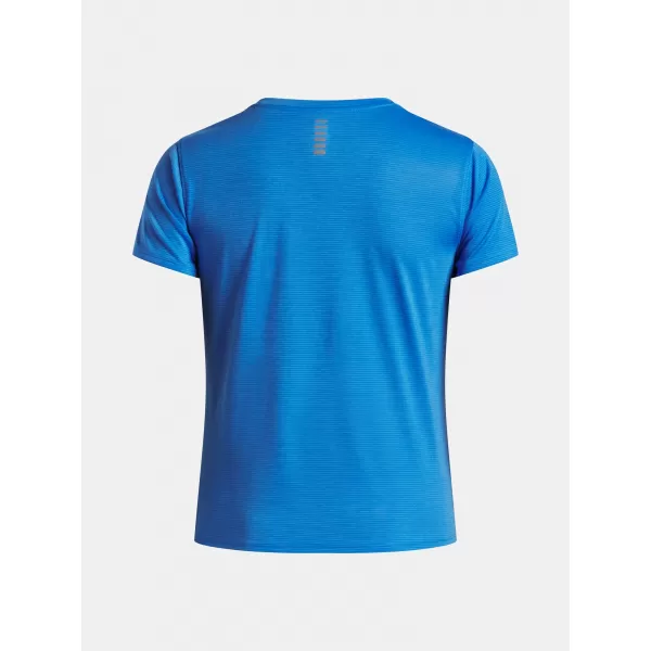  Дамска тениска UNDER ARMOUR UA LAUNCH SHORTSLEEVE 1382434-402 СИНЬО 