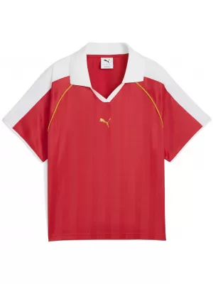 Дамско трико PUMA T7 RELAXED FOOTBALL JERSEY 63215711 ЗА ВСИЧКИ ВРЕМЕНА ЧЕРВЕНО