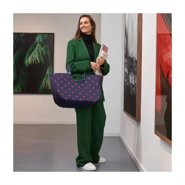  Дамска чанта REISENTHEL LOOPSHOPPER L FRAME СМЕСЕНИ ЧЕРВЕНИ ТОЧКИ 