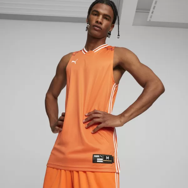  Мъжки фланелка PUMA HOOPS TEAM GAME JERSEY 67662808 ЗЛАТЕН МАК 