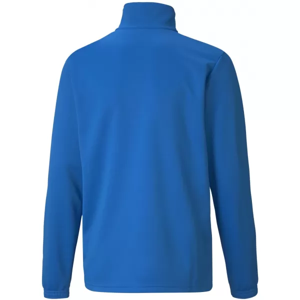  T -shirt PUMA TEAMRISE 1/4 ZIP TOP JR 657395_02 ЕЛЕКТРИЧЕСКА СИНЯ ЛИМОНАДА 
