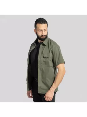 Мъжка риза PENTAGON PLATO SHIRT SHORT K02019 КАКИ