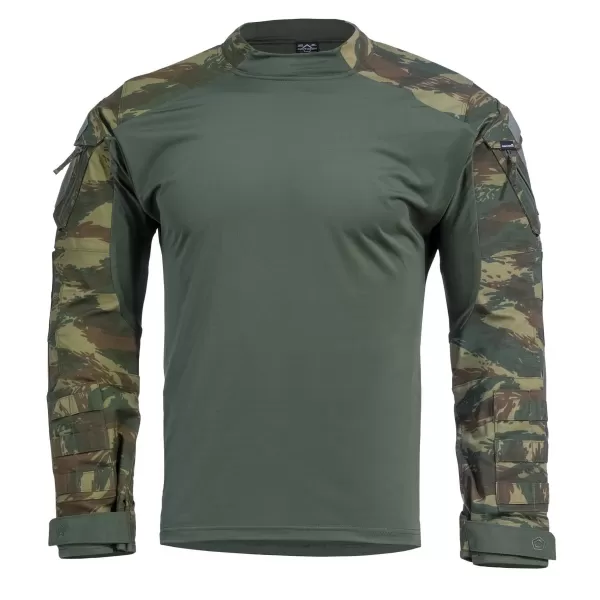  тениска PENTAGON WOLF COMBAT SHIRT CAMO K02025 СИВ КАМУФЛАЖ 