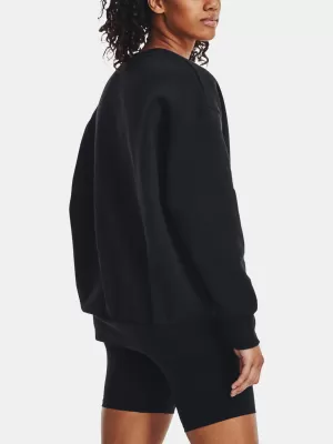 Дамски суичър UNDER ARMOUR ESSENTIAL FLC OS CREW 1379475-001 ЧЕРЕН