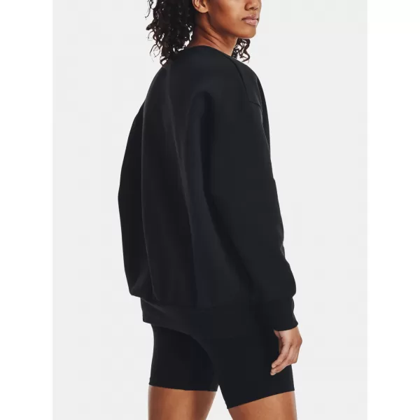  Дамски суичър UNDER ARMOUR ESSENTIAL FLC OS CREW 1379475-001 ЧЕРЕН 