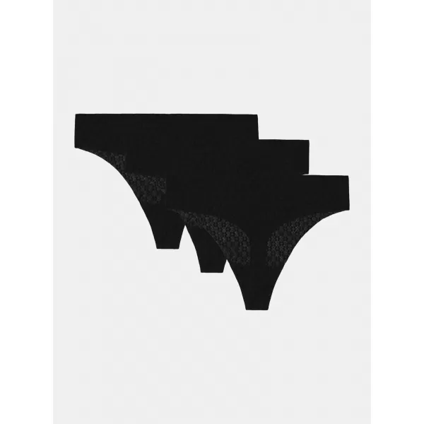  Дамски прашки UNDER ARMOUR UA PURE STRETCH MESH (3KS) 1390412-001 ЧЕРЕН 