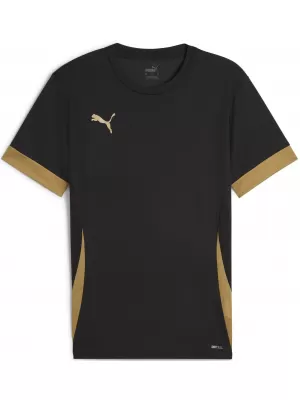 Мъжки фланелка PUMA TEAMGOAL MATCHDAY JERSEY 705747_28 PUMA BLACK/GOLD/MATTE GOLD
