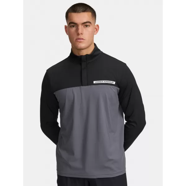  Мъжки суичър UNDER ARMOUR UA T2G 1/4 ZIP 1389878-002 ЧЕРЕН 