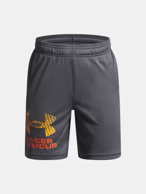 Къси панталонки за момчета UNDER ARMOUR UA TECH LOGO SHORTS 1383333-026 СИВО