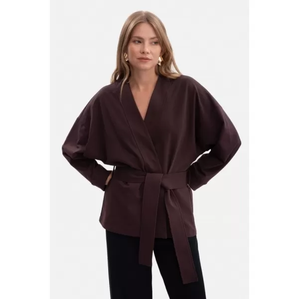  Дамска блуза BEWEAR B297 ЧЕРЕН ШОКОЛАД 