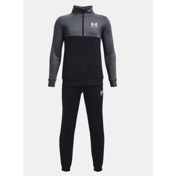  Комплект за момчета UNDER ARMOUR UA RIVAL CB KNIT TRACK SUIT 1373978-044 СИВО 