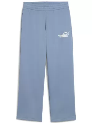Дами PUMA ESS NATURE 2 0 COMFORT LOGO STRAIGHT PANTS FL OP 68808134 ХЛАДНО СИНЬО