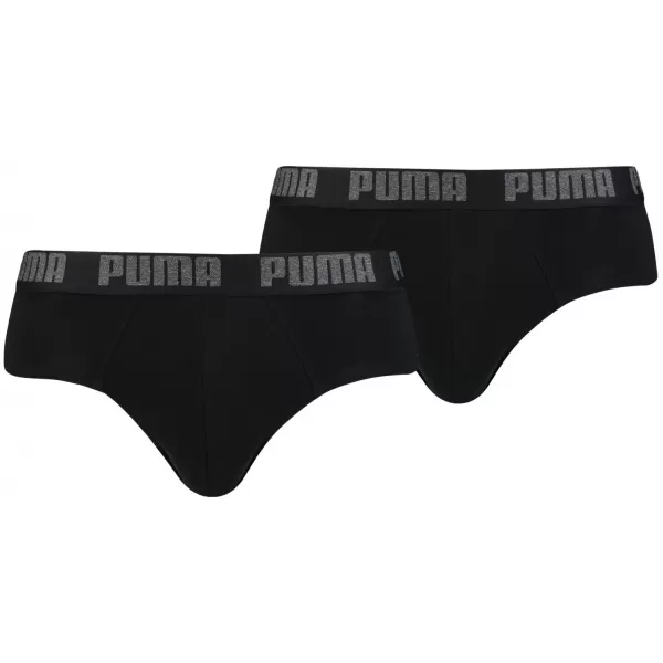  Мъжки брифи PUMA BASIC BRIEF 2P 88910006 ЧЕРНО/ЧЕРНО 