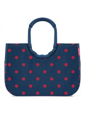 Дамска чанта REISENTHEL LOOPSHOPPER L FRAME СМЕСЕНИ ЧЕРВЕНИ ТОЧКИ