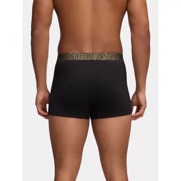  Мъжки боксерки UNDER ARMOUR M UA PERF COTTON (3KS) 1383891-005 ЧЕРНО W/МОРСКО ОТ 