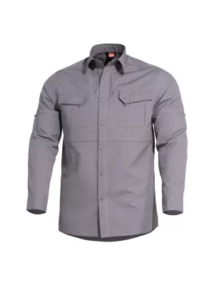 Мъжка риза PENTAGON PLATO SHIRT K02019 ВЪЛК/СИВ