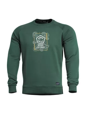 Суичър PENTAGON HAWK SWEATER NATURE EXPLORER K09019 СПРИНГБОК ЗЕЛЕНО