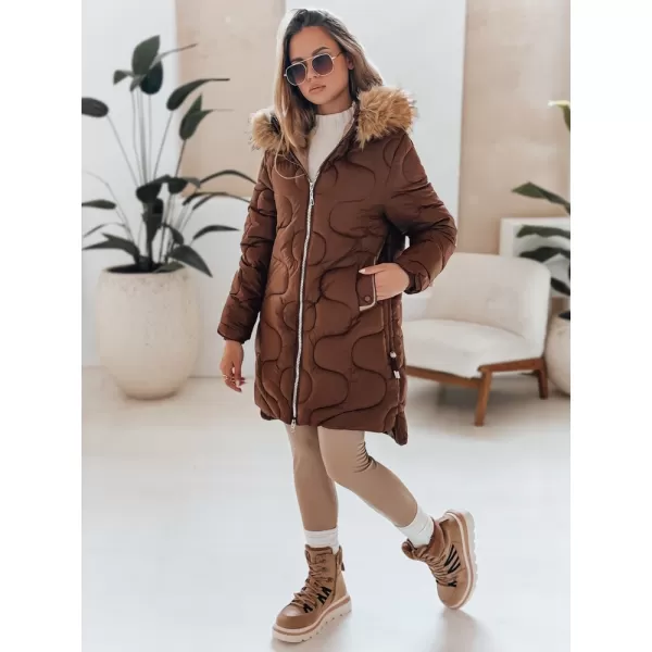  Дамско яке DSTREET TY4936 БРАУН 