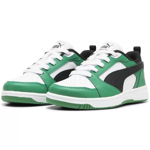  Ботуши PUMA REBOUND V6 LO PS 39383405 PUMA WHITE/PUMA BLACK/GREEN 