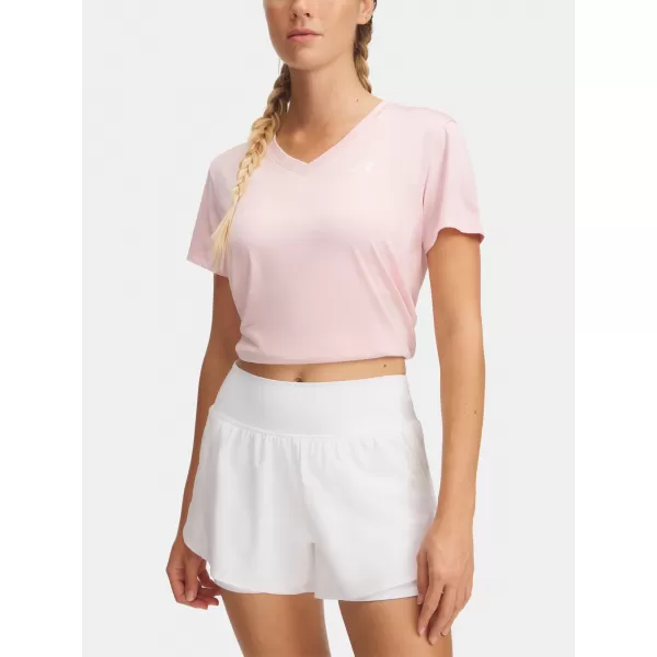  Дамска тениска UNDER ARMOUR TECH SSV- TWIST 1384227-647 РОЗОВО 