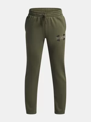 Спортни панталони за момчета UNDER ARMOUR UA RIVAL FLC CBLCK GRPHC JGR 6004995-390 ЗЕЛЕНО