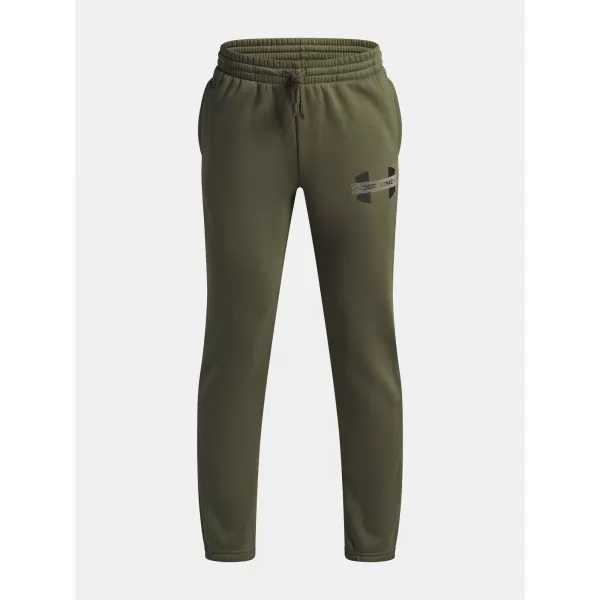  Спортни панталони за момчета UNDER ARMOUR UA RIVAL FLC CBLCK GRPHC JGR 6004995-390 ЗЕЛЕНО 