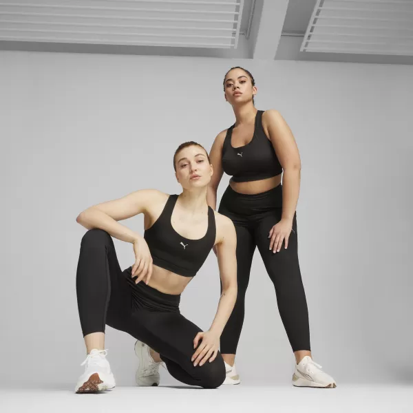  Дамски сутиен PUMA 4KEEPS RUN BRA - MID 52495301 PUMA BLACK 
