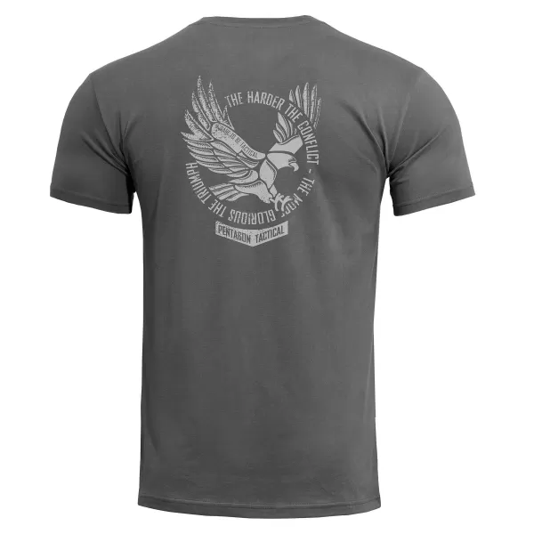  тениска PENTAGON AGERON EAGLE K09012 ВЪЛК/СИВ 