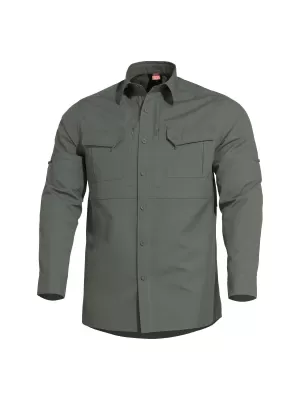 Мъжка риза PENTAGON PLATO SHIRT K02019 КАМУФЛАЖНО ЗЕЛЕНО