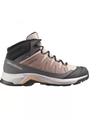 Дамски обувки SALOMON X-ADVENTURE COLDRUSH WATERPROOF W ETHEREA/IRON/МАХАГОНОВА РОЗА