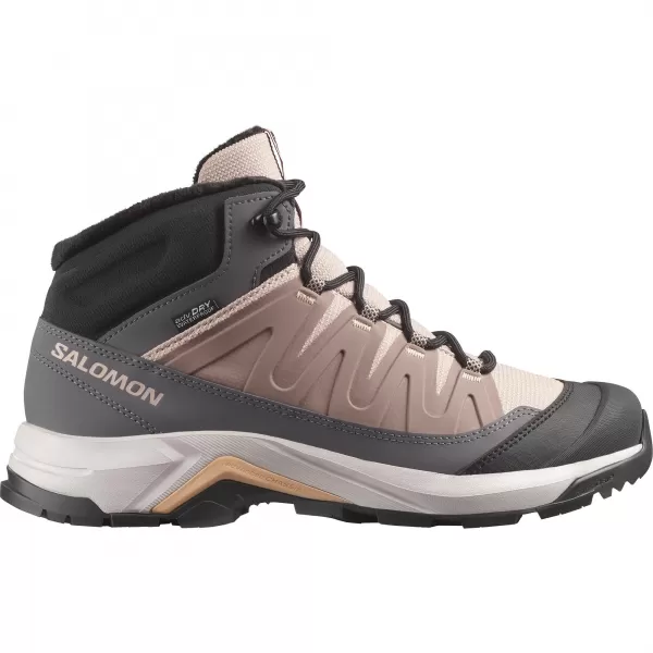  Дамски обувки SALOMON X-ADVENTURE COLDRUSH WATERPROOF W ETHEREA/IRON/МАХАГОНОВА РОЗА 