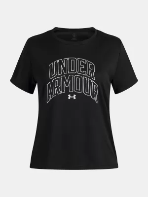 Тениска за момиче UNDER ARMOUR TECH VARSITY GRAPHIC SS 6007917-001 ЧЕРЕН