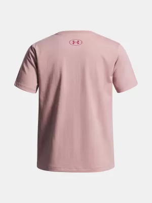 Тениска за момиче UNDER ARMOUR UA BIG LOGO SS РОЗОВО