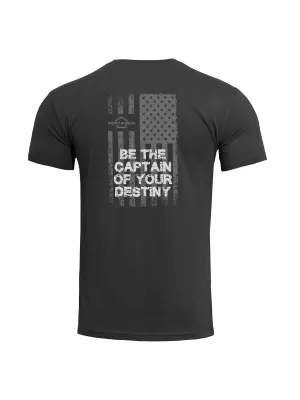 тениска PENTAGON AGERON AMERICAN FLAG K09012 ЧЕРЕН
