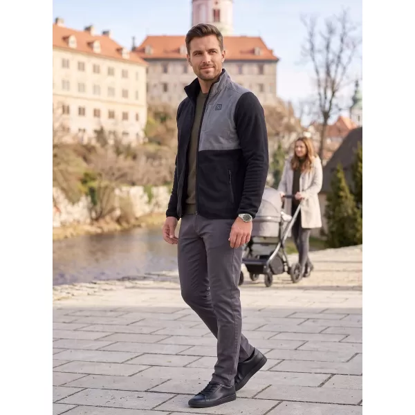  Мъжки поларен суичър ALTISPORT IKEG СИВО 