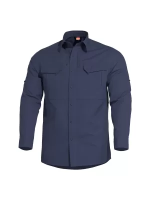 Мъжка риза PENTAGON PLATO SHIRT K02019 СРЕДНОЩНО СИНЬО
