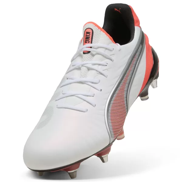  Мъжки футболни ботуши PUMA KING ULTIMATE MXSG 10881701 PUMA WHITE/PUMA SILVER 