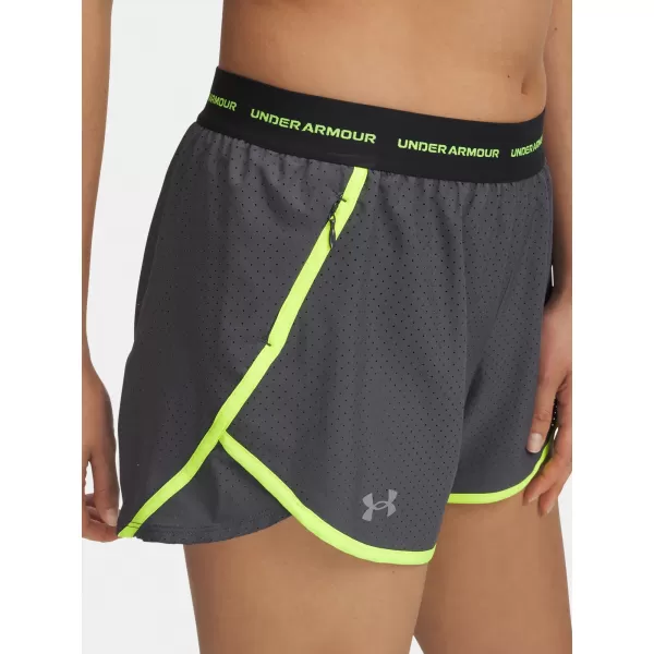  Дамски шорти UNDER ARMOUR UA FLY BY 3'' NOVELTY SHORT 6004029-025 СИВО 