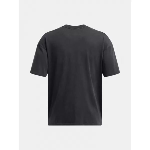  Мъжка тениска UNDER ARMOUR UA M HW OS LOGO WASH SS 1389147-001 ЧЕРЕН 