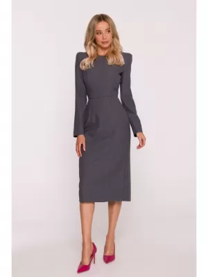 Рокля STYLOVE S412 СИВО