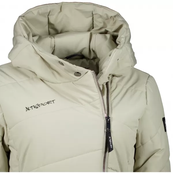  Дамско палто ALTISPORT ONEBA BÉŽOVOZELENÁ БЕЖОВО 