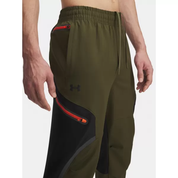  Мъжки спортен панталон UNDER ARMOUR UA UNSTOPPABLE CARGO PANT 1390256-308 ЗЕЛЕНО 
