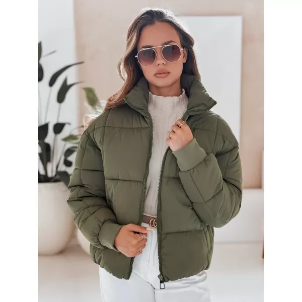  Дамско яке DSTREET TY4946 ЗЕЛЕНО 