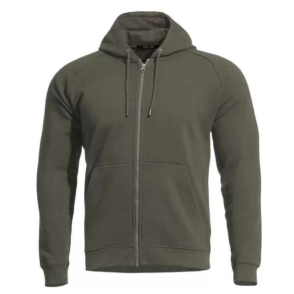 Суичър PENTAGON GRIFFIN HOOD SWEATER K09039 КАФЯВО СИВО 