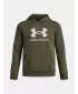 Суичър за момче UNDER ARMOUR UA RIVAL FLEECE BL HOODIE 1379791-390 ЗЕЛЕНО