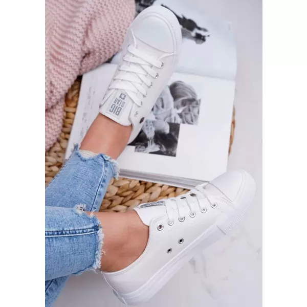  Дамски маратонки BIG STAR NN276001 WHITE Big Star Shoes 