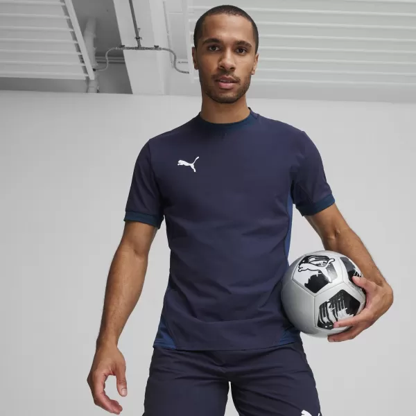  Мъжки фланелка PUMA TEAMFINAL JERSEY 70573706 PUMA NAVY/WHITE/PERSIAN BLUE 