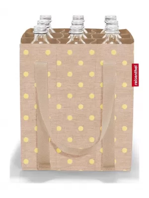 Чанта REISENTHEL BOTTLEBAG МЕТАЛНИ ТОЧКИ КАФЕ